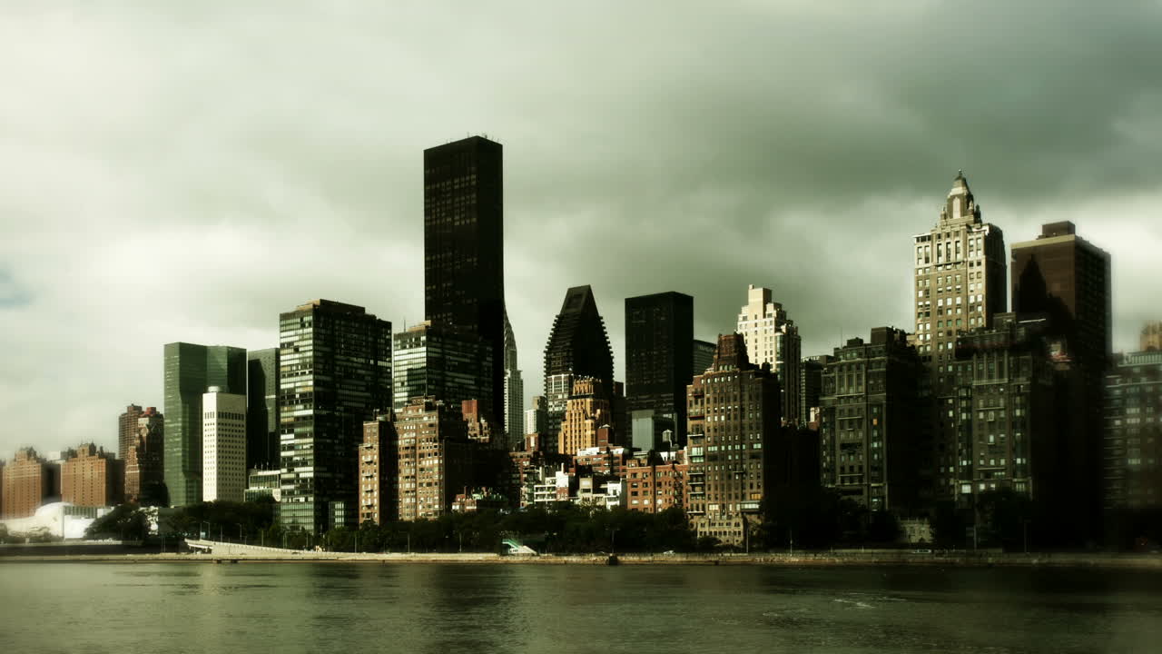 뉴욕 스카이라인 흐림 09