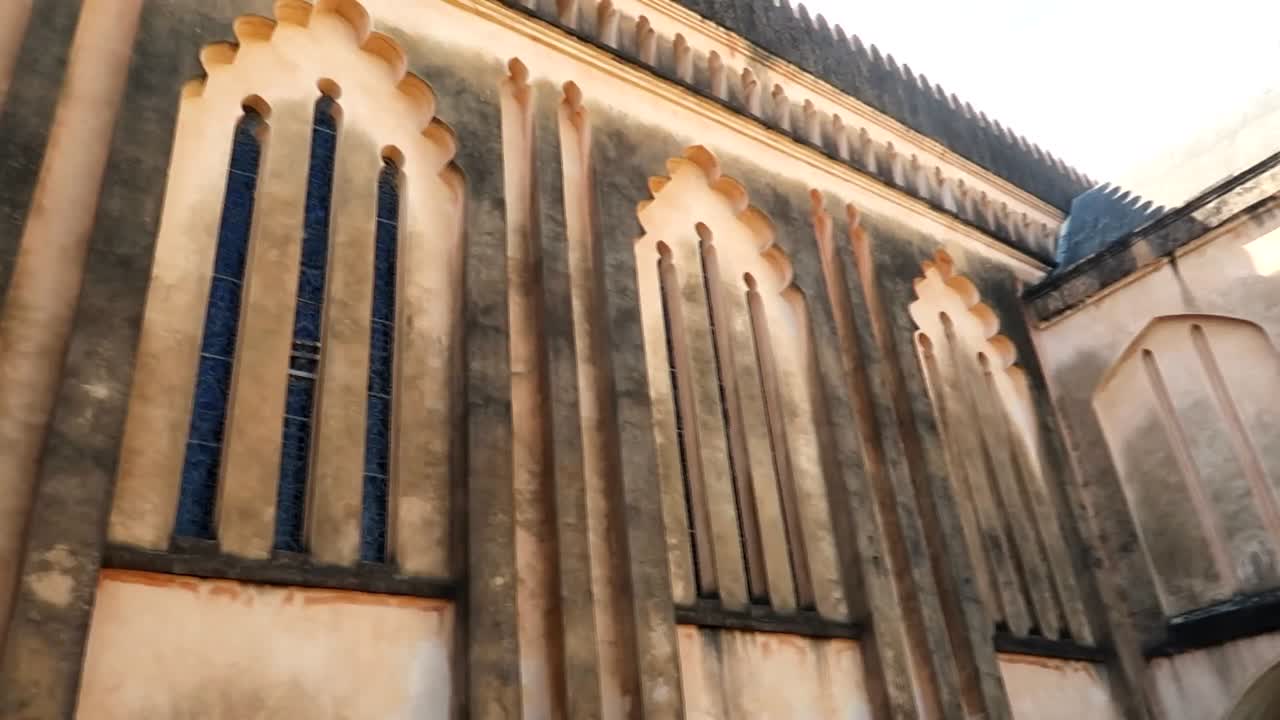 잔지바르의 그리스도 교회 성공회 성당 외부 외관의 설립자 팬