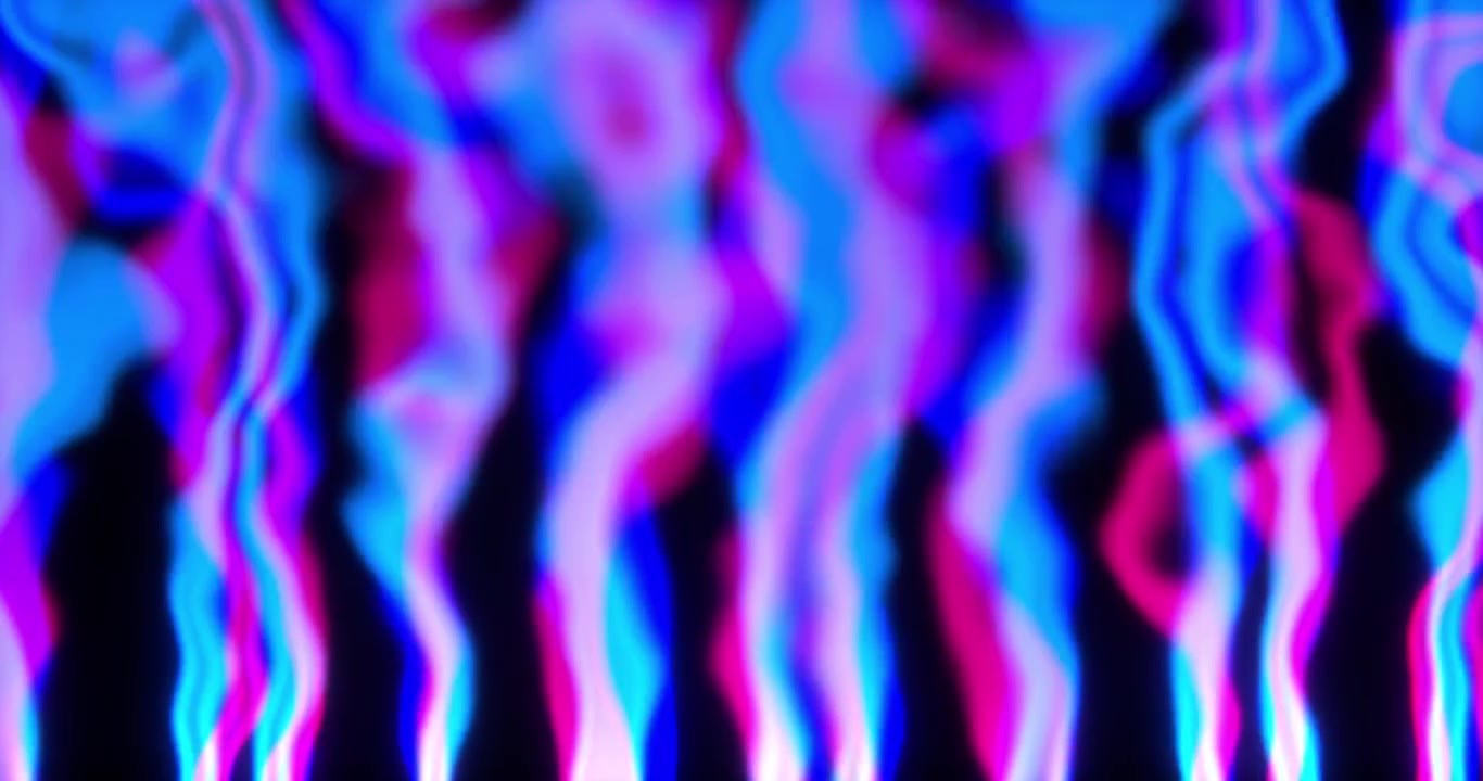 Abstracte Neon Blauw en Magenta Gloeiende Golvende Vloeistof Achtergrond.