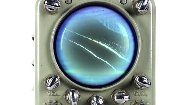 Osciloscope scientific machine waveform