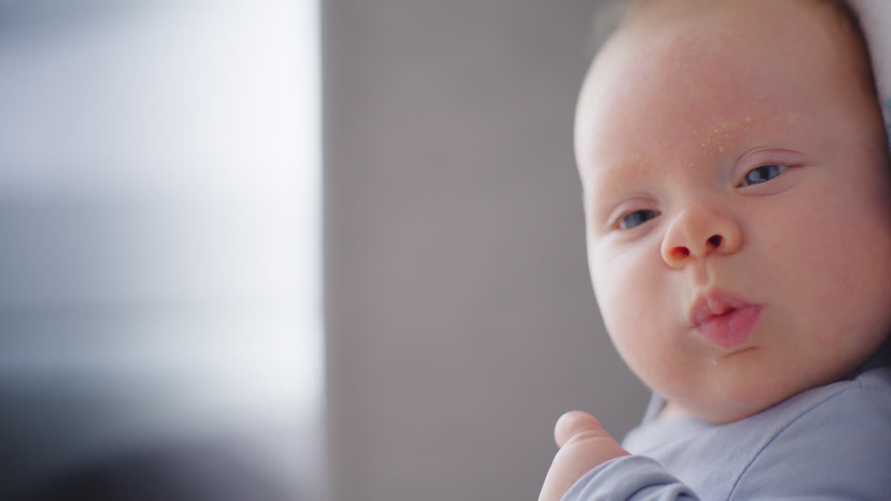 Close-up of a cute baby