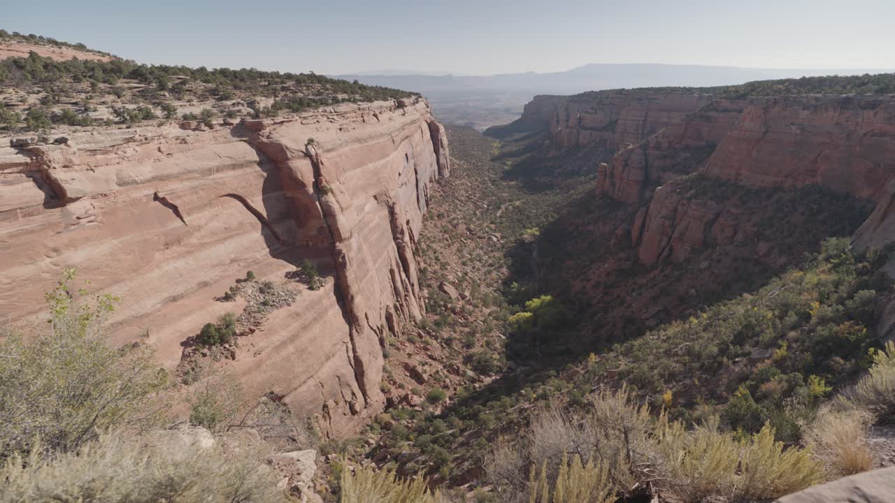 Scenic Colorado National Monument Canyon Landscape