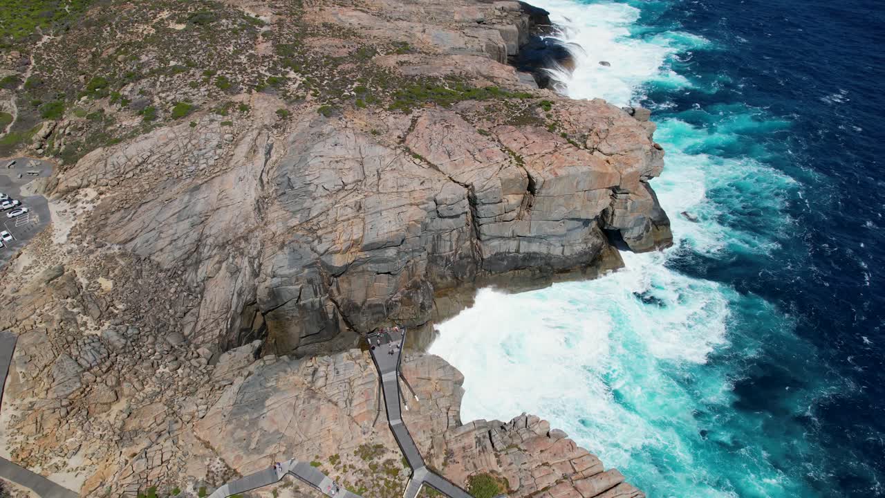 4K drone footage over The Gap in Albany, Western Australia