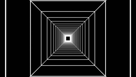 tubo, largo túnel oscuro con luz futurista.