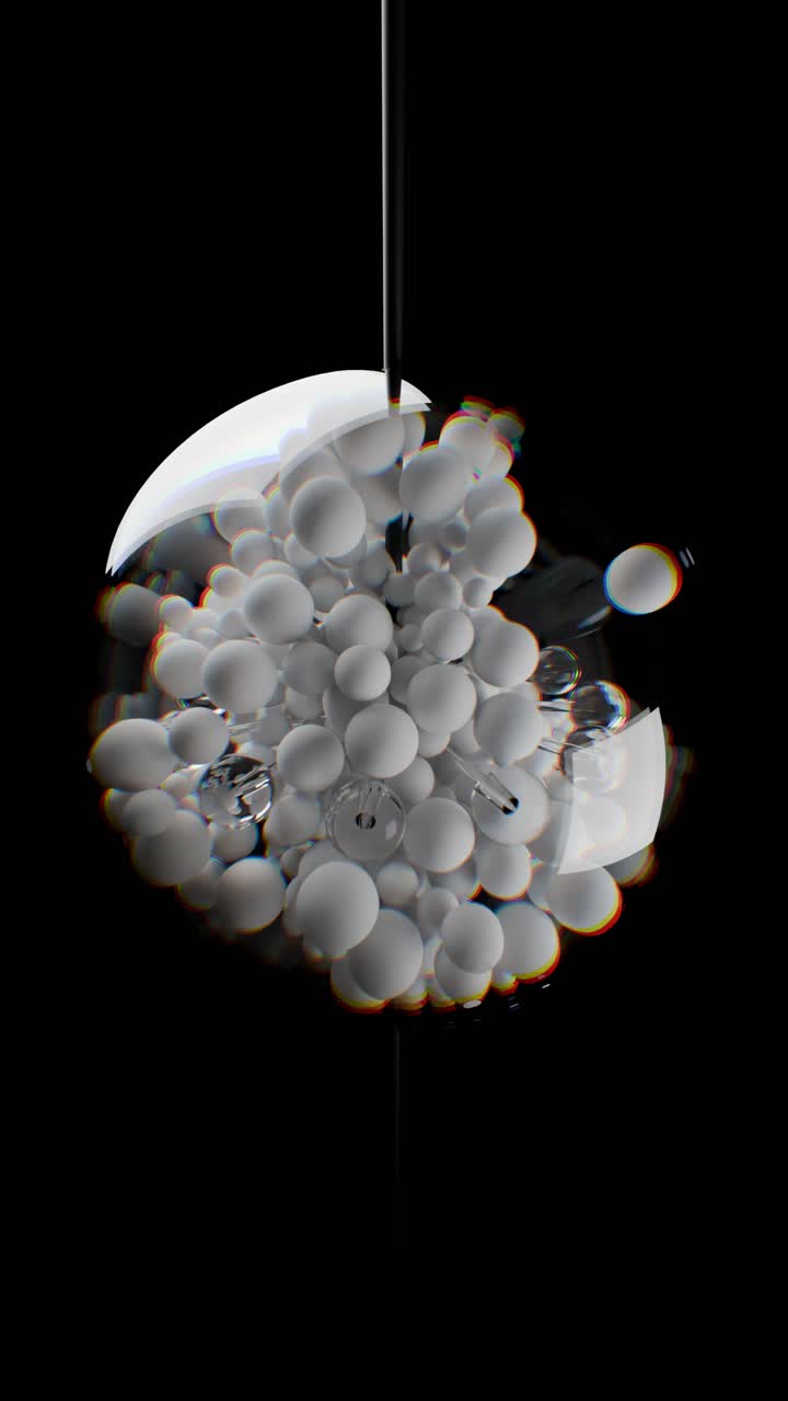 Abstract 3D Sphere Cluster