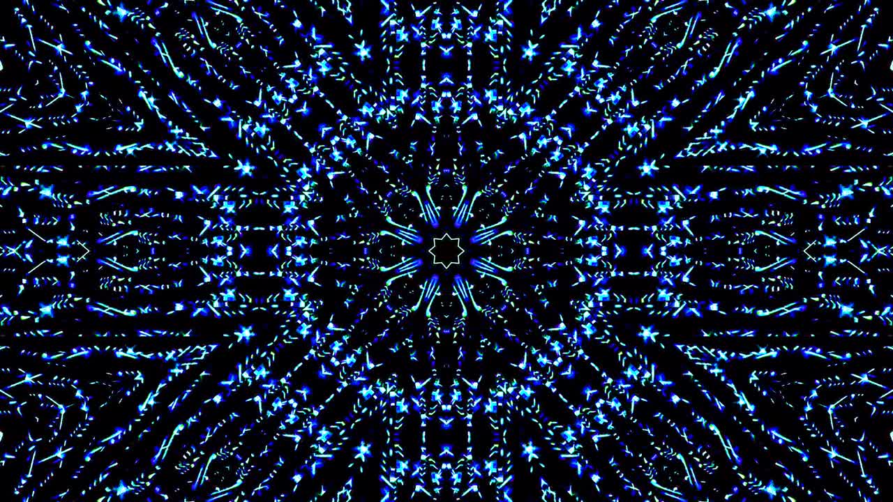 luz abstracta brillante que gobierna el color completo, caleidoscopio