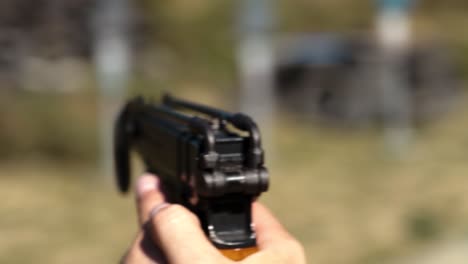 pistola cz scorpion 61 7,65 browning puntería