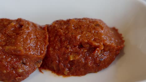 spicy red sauce dip