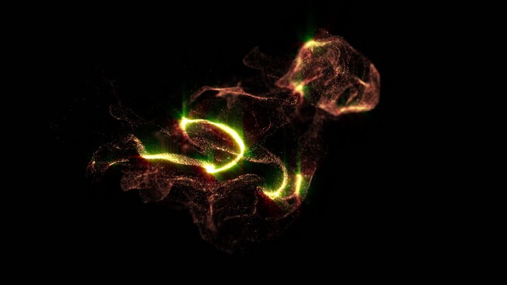 Christmas Bright Glow Burst Particles Intro Element