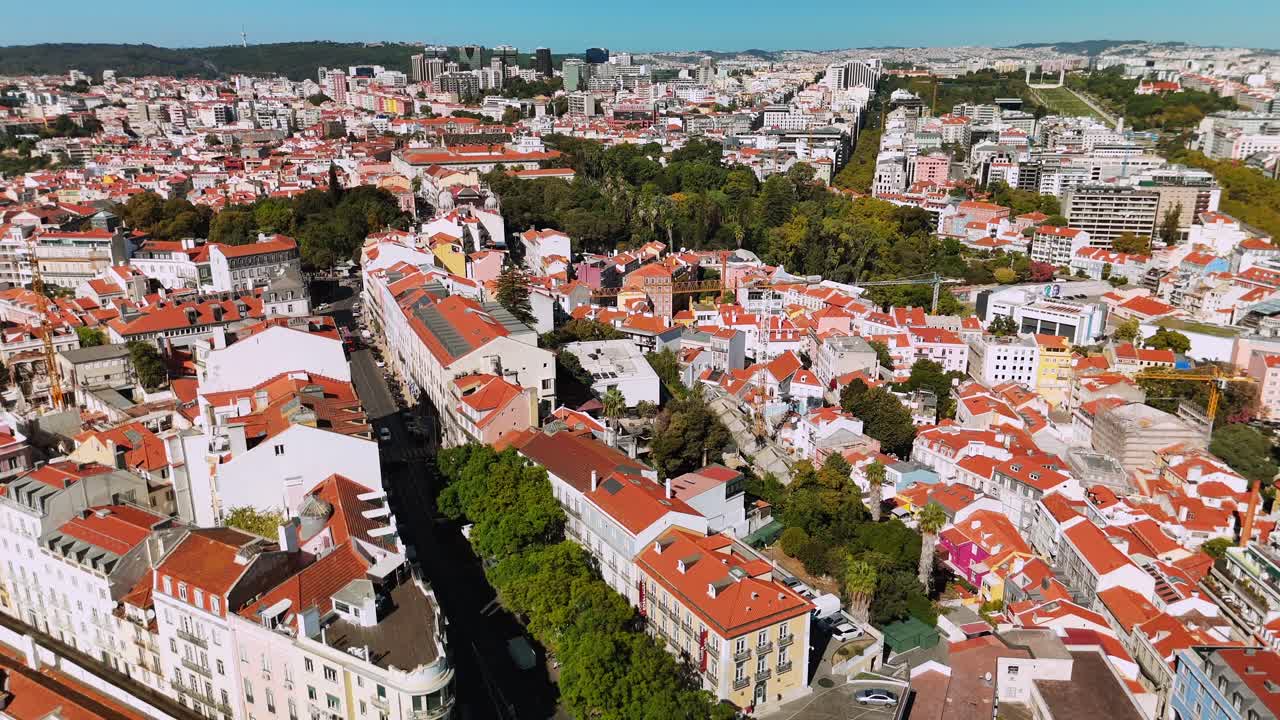 포르투갈 리스본의 조감도