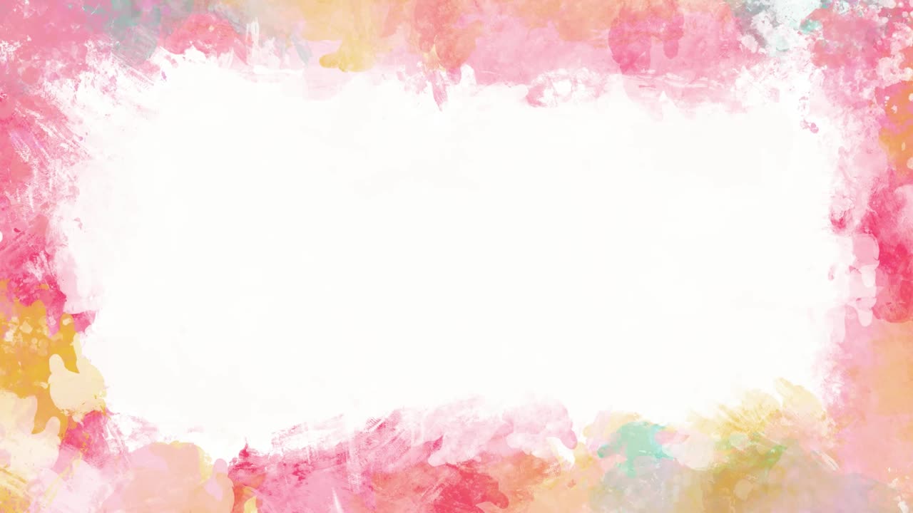 animación de bucle de marco de pintura abstracta. coloridos movimientos de textura de fondo y pinceladas.