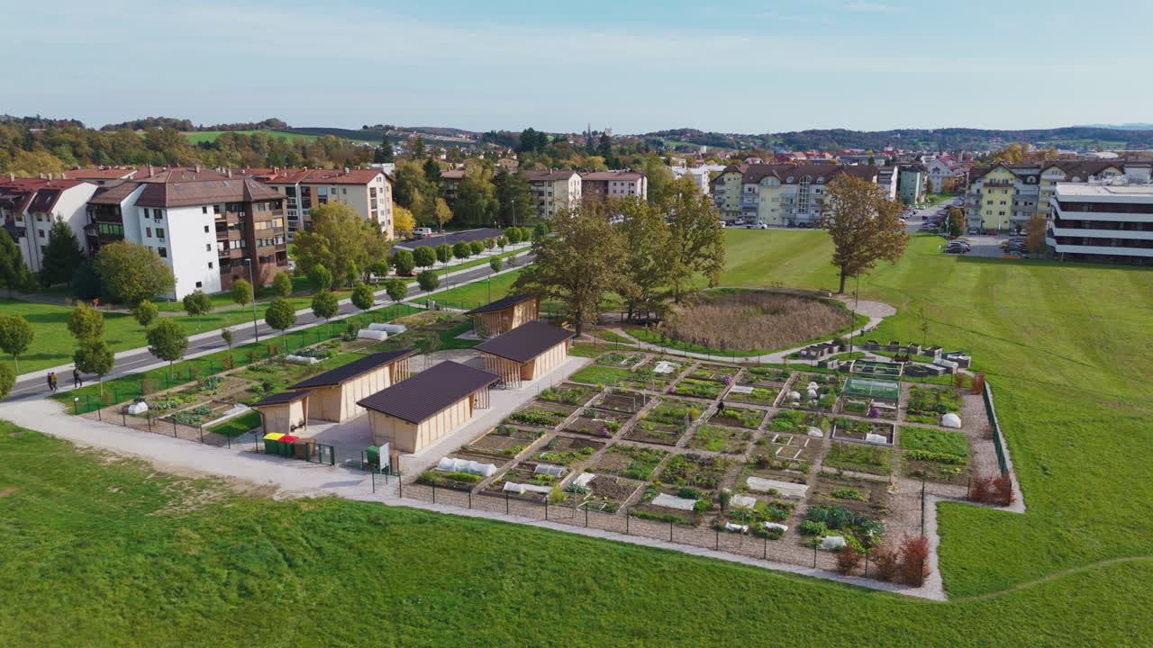 Crane community vegetable gardens provide sustainable food sources and enhance urban living quality