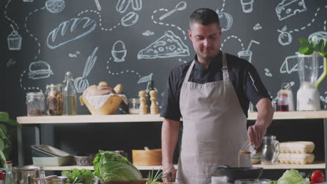 chef cooking demonstration