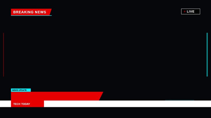 Breaking News grafik-skabelon til Lower Third i udsendelse