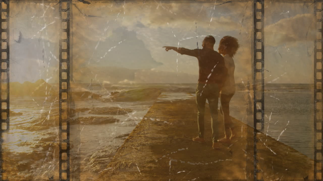 vieja cinta de película video