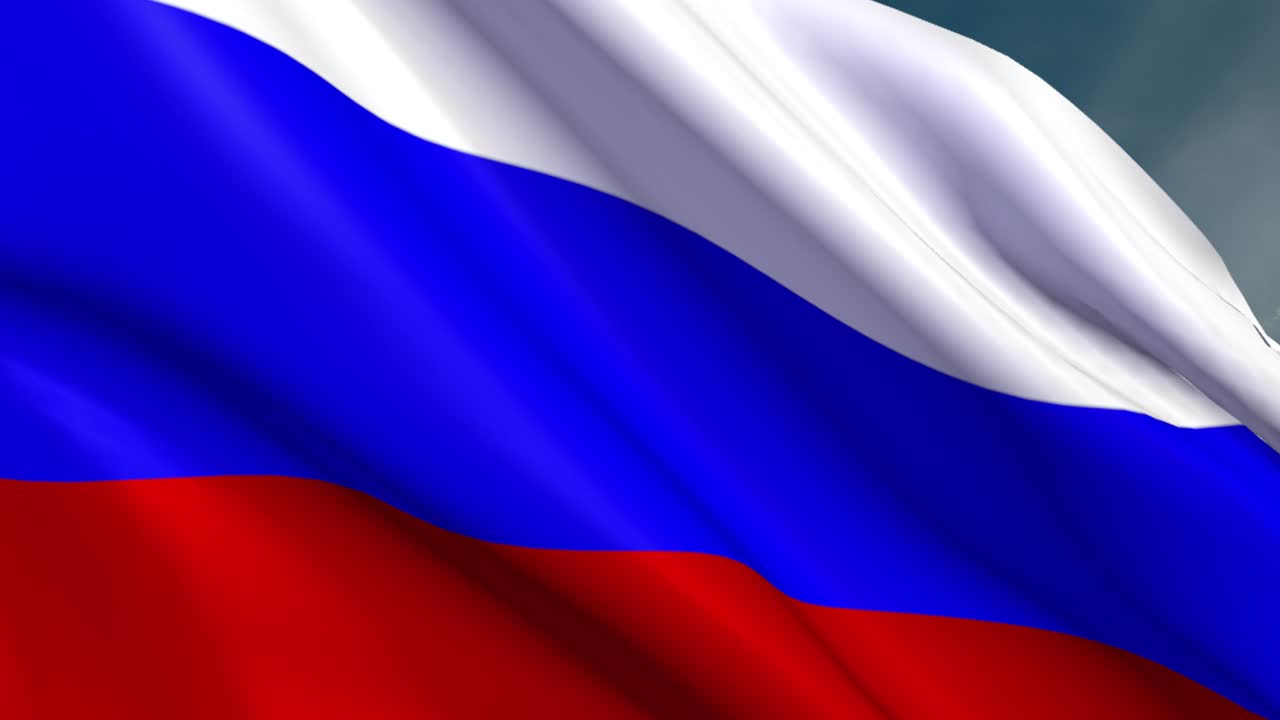 Russia - Flag - 4K - Loop