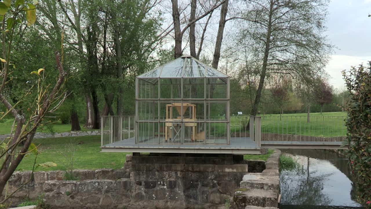 Restored Rodízio Mill, powered by water on top of the river that runs through the park