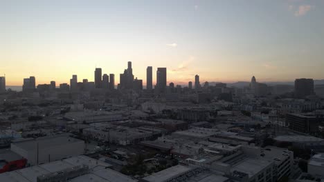 aerial flight of los angeles sunset 2