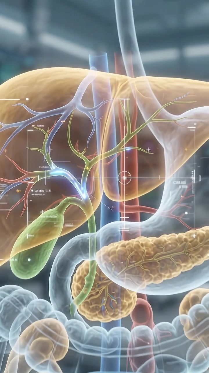 3D Medical Animation of Human Digestive System Anatomy