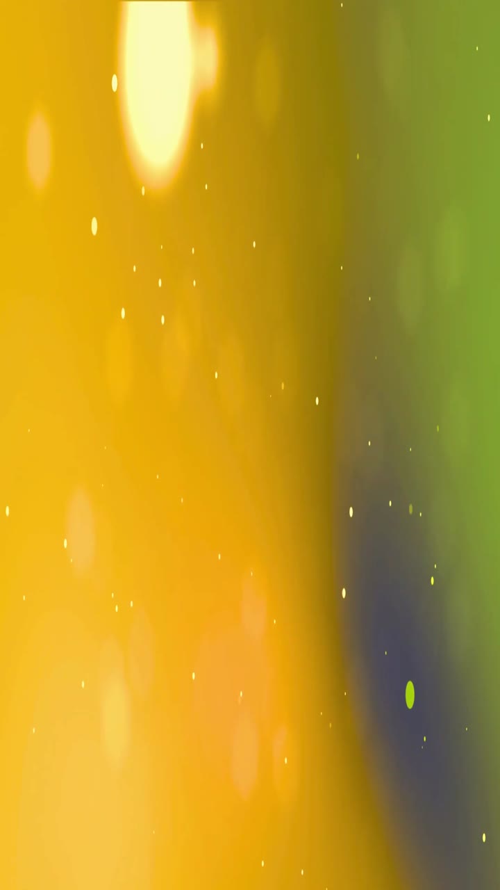 Warm Abstract Background with Floating Bokeh Particles