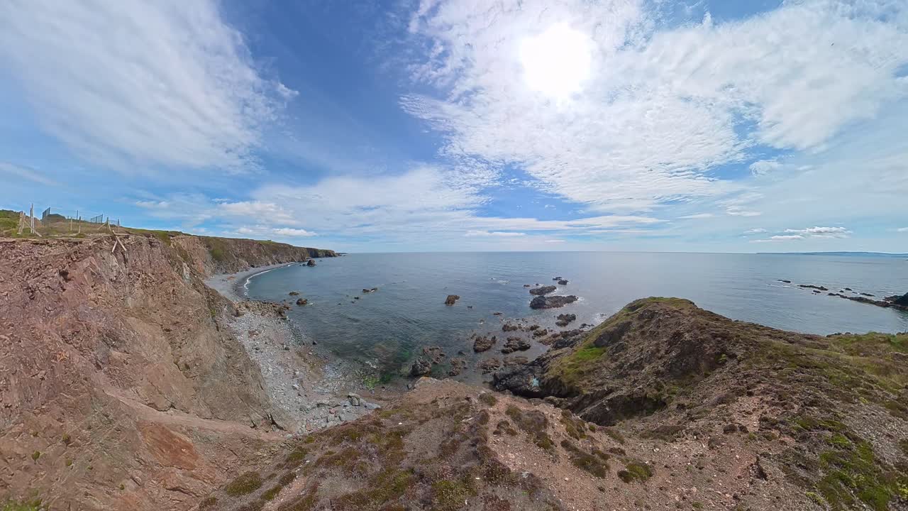 Heavy coastal erosion on sea cliffs after a winter storm copper Coast Waterford Ireland epic Locations