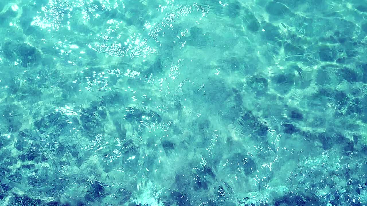 vista superior del mar azul tropical del caribe con fondo de efecto de textura