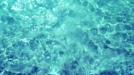 top of view of blue tropical caribbean sea with, texture effect background