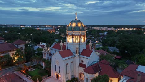 Drone-shot-of-Memorial-Presbyterian-Church-in-St