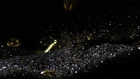 gunpowder shattered as the bullets falling