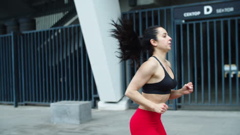 fitness woman running