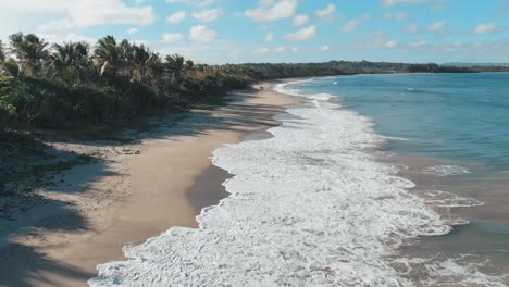 aerial shot of sorsogon coastline on sunny day