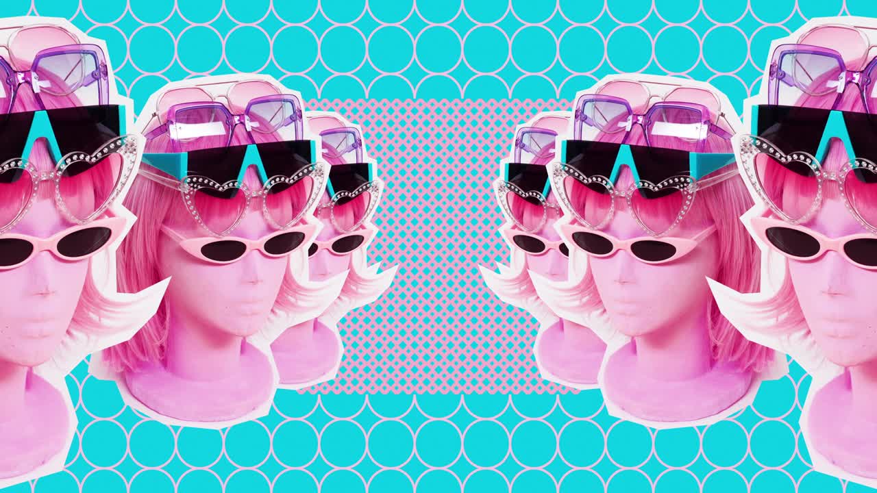 애니메이션 디자인 아트, 패션 액세서리, 선글라스, 패션 콘셉트