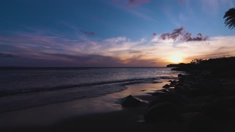 hawaiian sunset tropical beach background