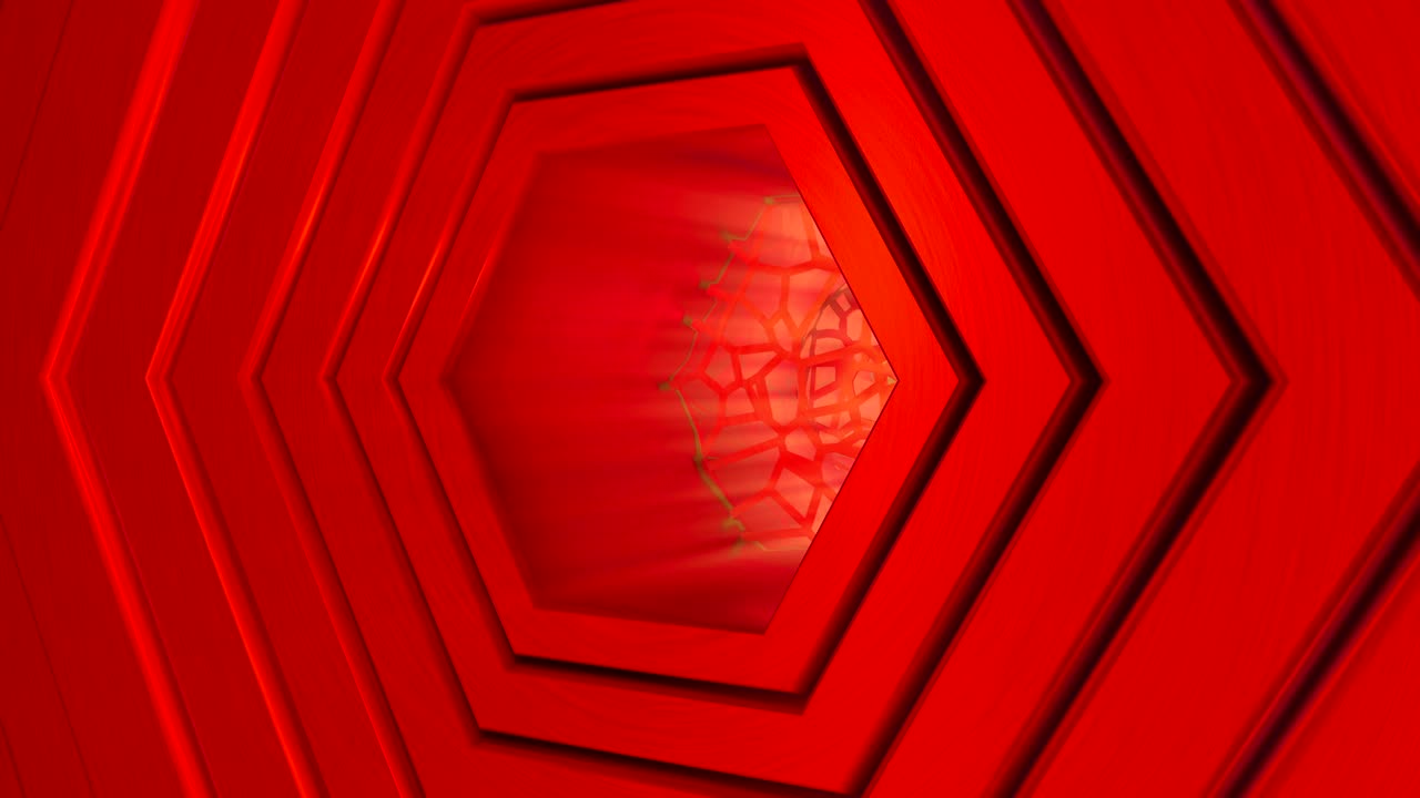 추상적인 기하학적 보라색 배경의 3d 애니메이션.