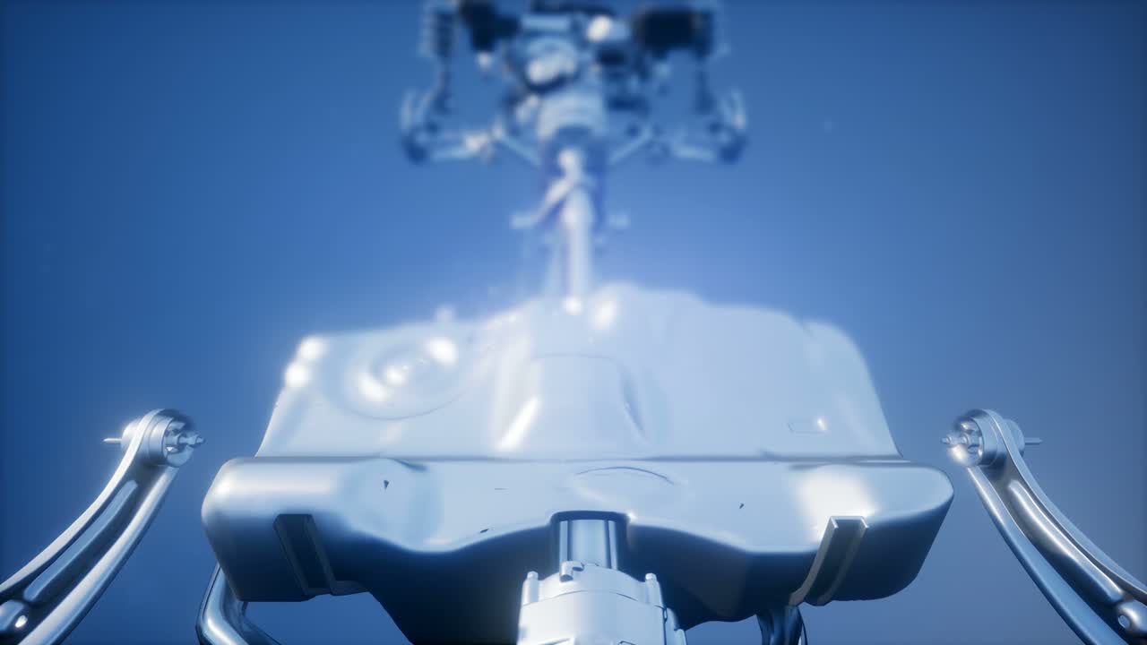 motores de automóviles detallados y otras piezas