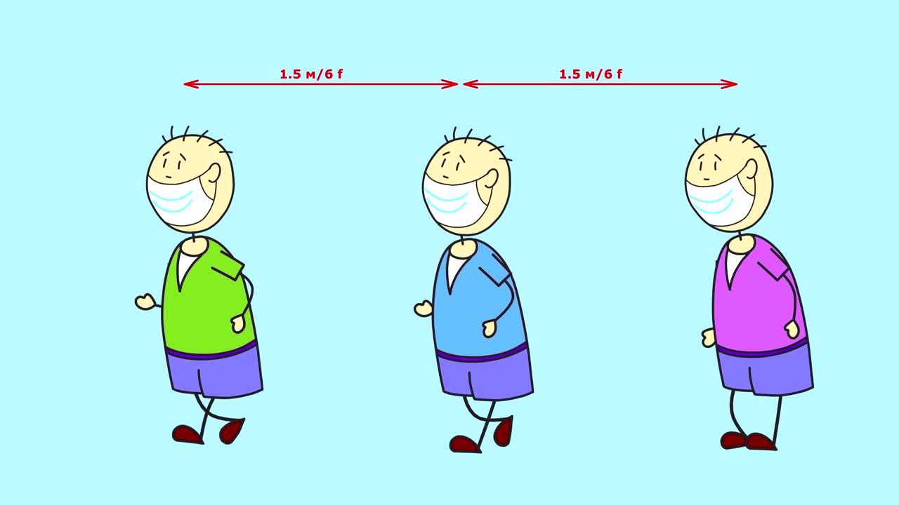 의료 마스크에 세 개의 문자