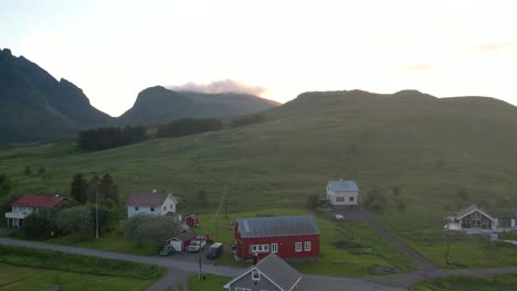 elevate your project with this 4k drone stock of lofoten islands. experience epic landscapes, dramatic mountain views, and cinematic footage from the heart of arctic norway.