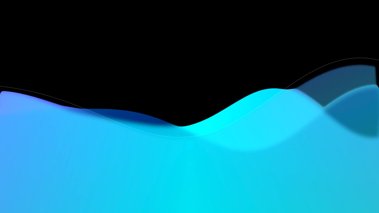 Abstract Blue Liquid Wave Motion Background