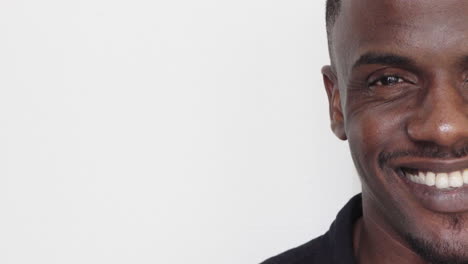 close-up-attractive-african-american-man-looking-up-smiling-happy-satisfaction-handsome-black-male-half-face-isolated-on-white-background