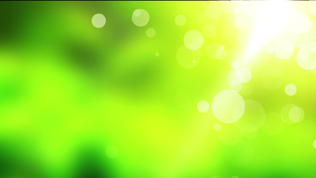 Green Bokeh Abstract