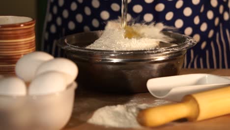 ingredientes para hornear y preparación