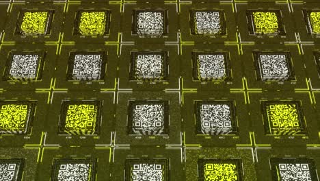визуализация сетки кода qr