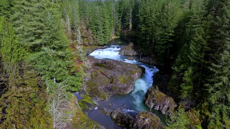 lucia falls es una de las cinco cascadas con nombre a lo largo del east fork lewis river cerca del campo de batalla