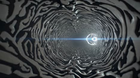 abstract tunnel with light