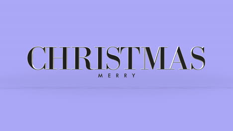 Elegance-and-fashion-Merry-Christmas-text-on-blue-gradient