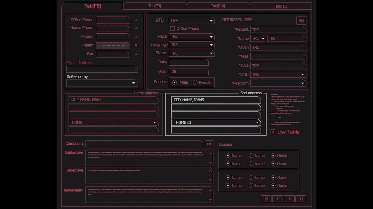 Retro HUD UI