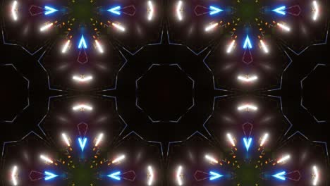 fondo de vídeo de caleidoscopio para vídeo en bucle vertical vj