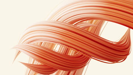 flowing and twist geometry lines, 3d rendering.