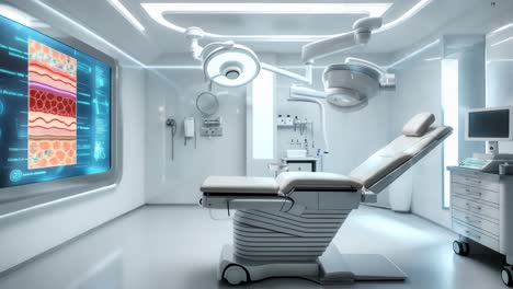 modern futuristic operating room