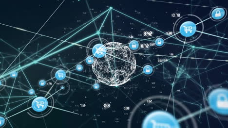 Animation-of-network-of-connections-over-globe